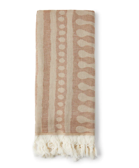 Two Tone Turkish Towel | Sand