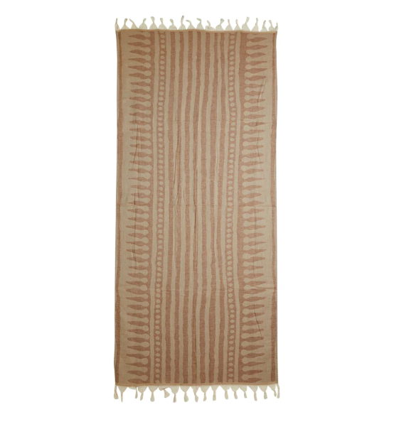 Two Tone Turkish Towel | Sand