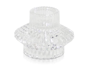 Aida Vintage Glass Duo Candle Holder