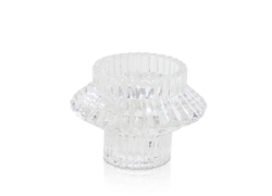 Aida Vintage Glass Duo Candle Holder