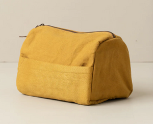 Journey Toiletry Canvas Bag | Mustard