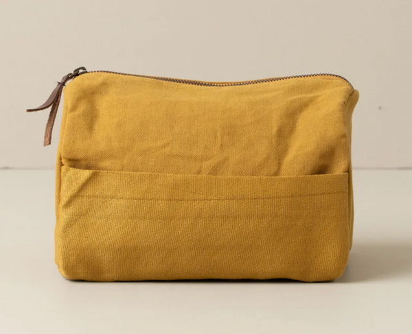 Journey Toiletry Canvas Bag | Mustard