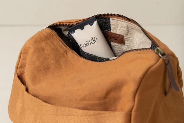 Journey Toiletry Canvas Bag | Terracotta