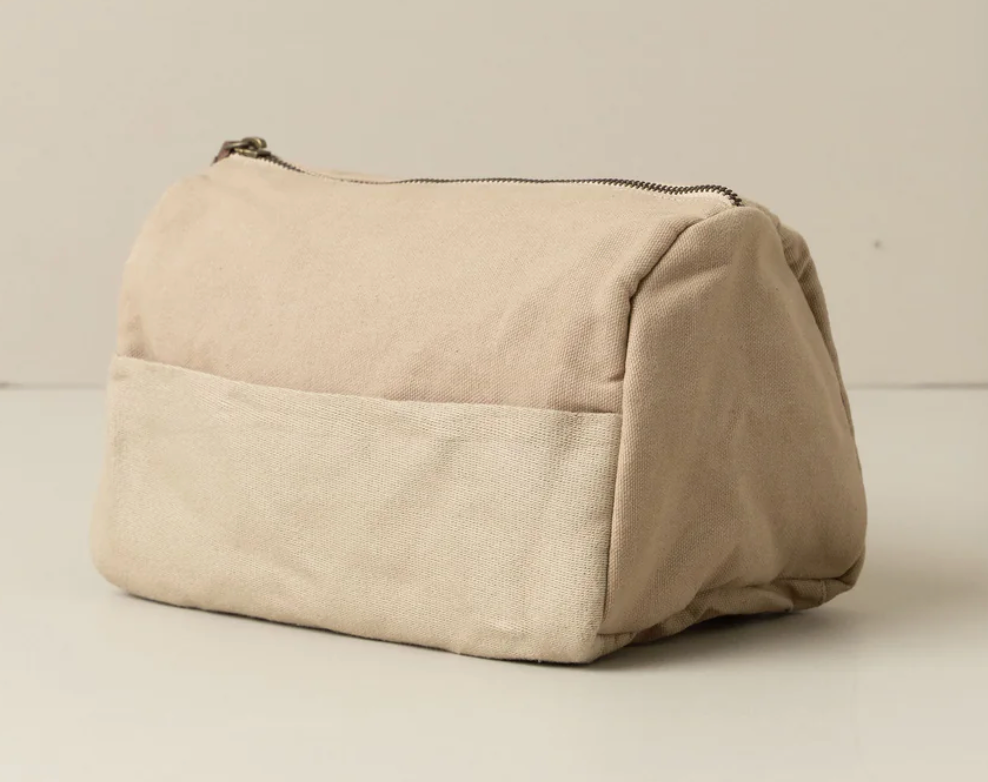 Journey Toiletry Canvas Bag | Clay