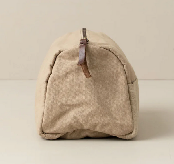 Journey Toiletry Canvas Bag | Clay