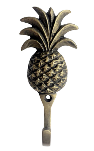 Pineapple Brass Hooks