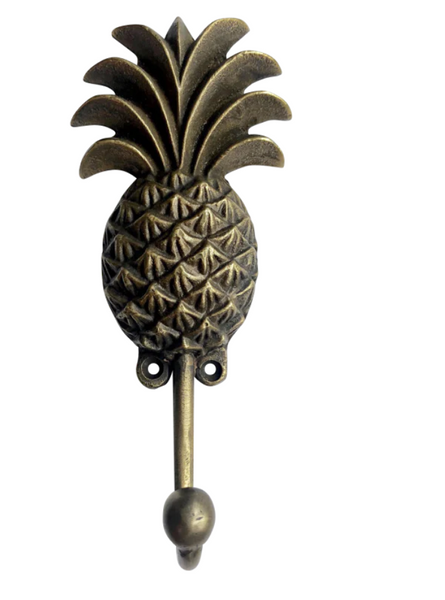 Pineapple Brass Hooks