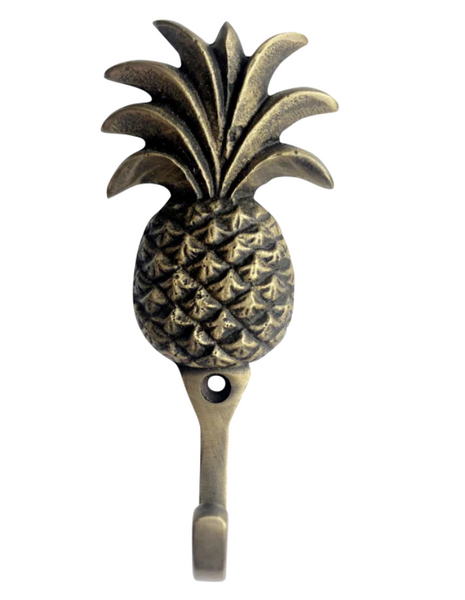 Pineapple Brass Hooks