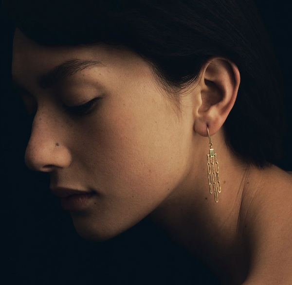 Olea Earrings - 18k Gold Vermeil and Peridot | Temple Of The Sun