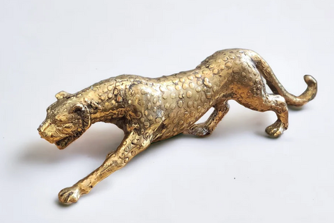 Solid Brass Cheetah
