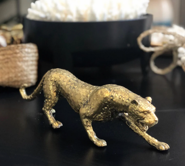 Solid Brass Cheetah