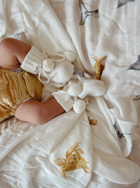 Sea Creatures Bamboo + Cotton Wrap | Loaila