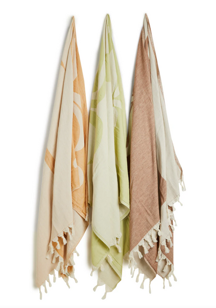 Palm Tree Turkish Towel | Matcha