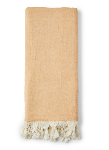 Palm Tree Turkish Towel | Mustard