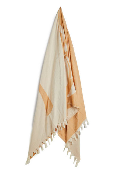 Palm Tree Turkish Towel | Mustard