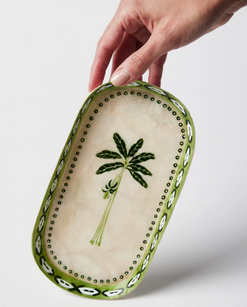 Atlantic Green Palm Tray