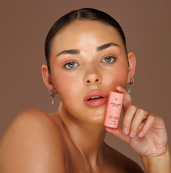 SPF 50 Natural Lip & Cheek Tint | Avocado Zinc
