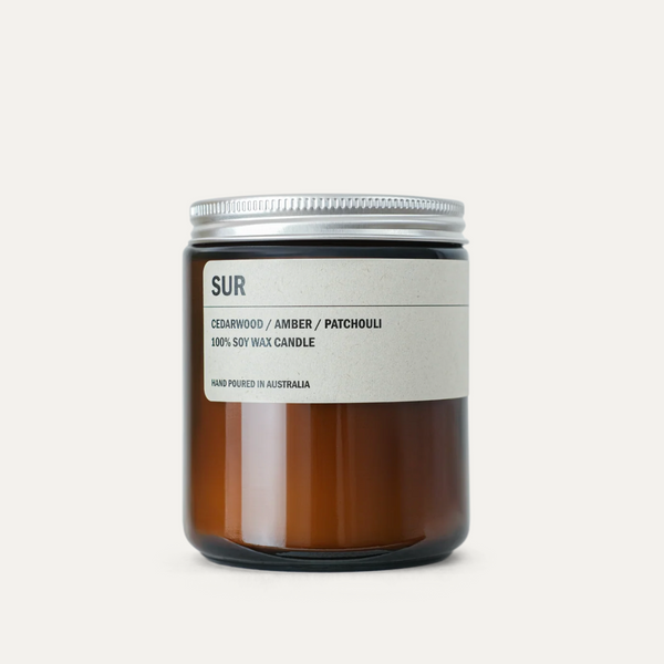 SUR: Cedarwood / Amber / Patchouli 250g Candle