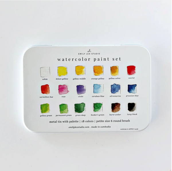 Watercolor Paint Set | 18 colors