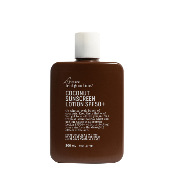 Coconut Sunscreen SPF 50+ | We Are Feel Good Inc.