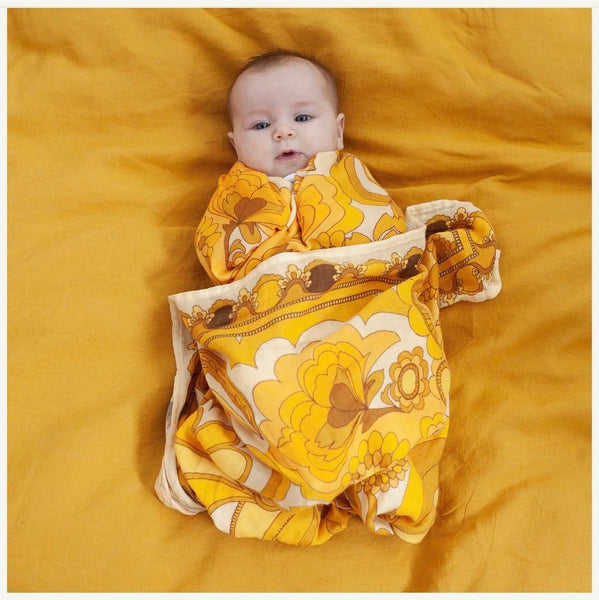 Golden Child Bamboo + Organic Cotton Swaddle