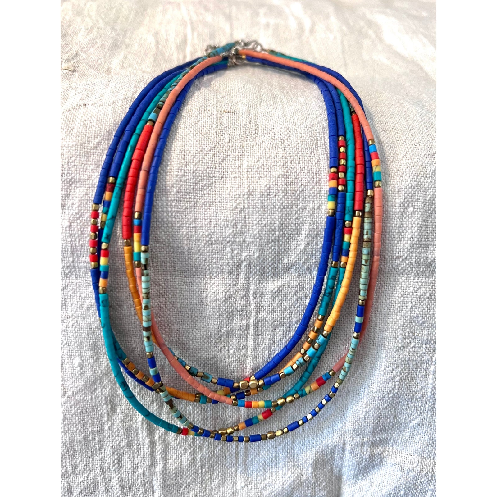 Indian Bead Stone Necklace