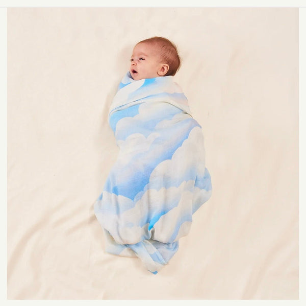 Head In The Clouds Bamboo + Organic Cotton Swaddle