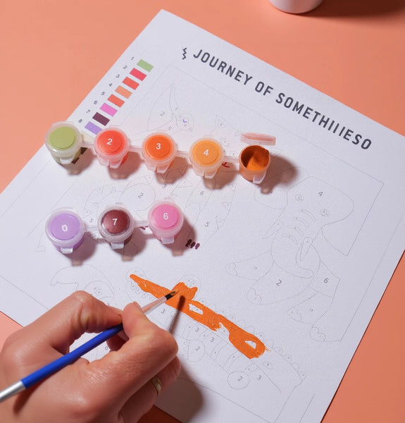 Kids Paint By Numbers | Little Safari