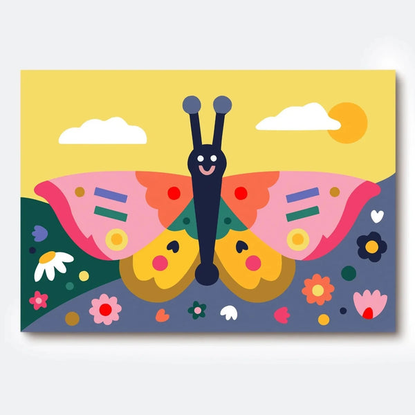 Kids Paint By Numbers | Spring Wings