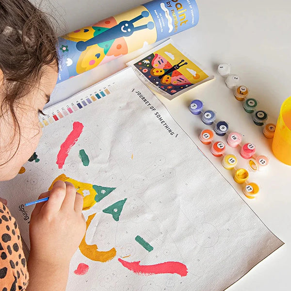 Kids Paint By Numbers | Spring Wings