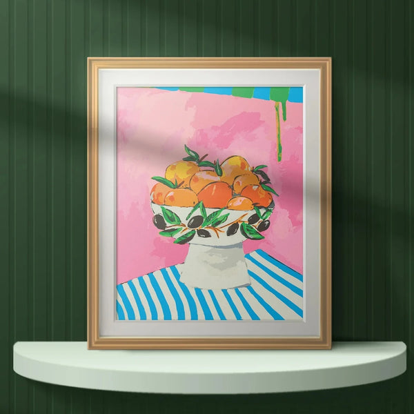 Paint By Numbers | Bowl of oranges