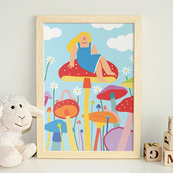 Kids Paint By Numbers | Mushroom Dreaming
