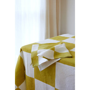 Hand Blocked Napkin Set | Zesty Check