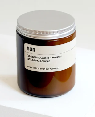 SUR: Cedarwood / Amber / Patchouli 250g Candle