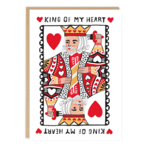 King Of My Heart Card