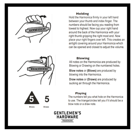 Gentleman's Hardware | Campfire Harmonica