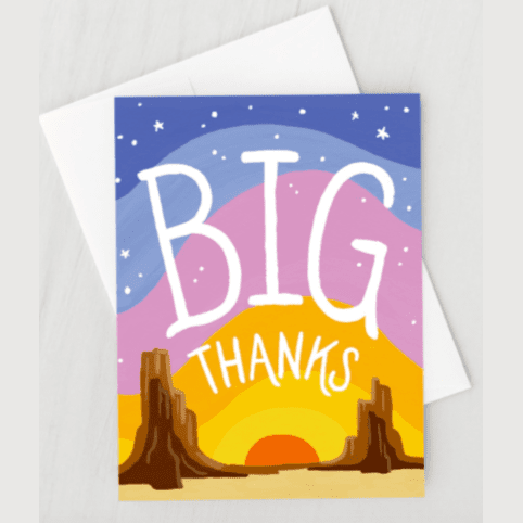 Big Thanks Card